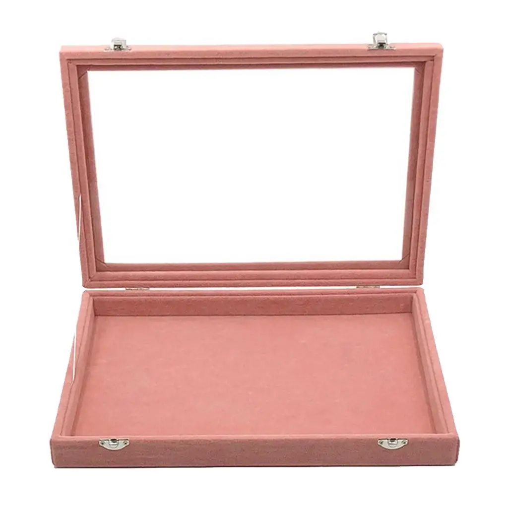 قلادة القرط عرض المجوهرات المنظم صندوق صينية عرض حامل كبير 1 #3