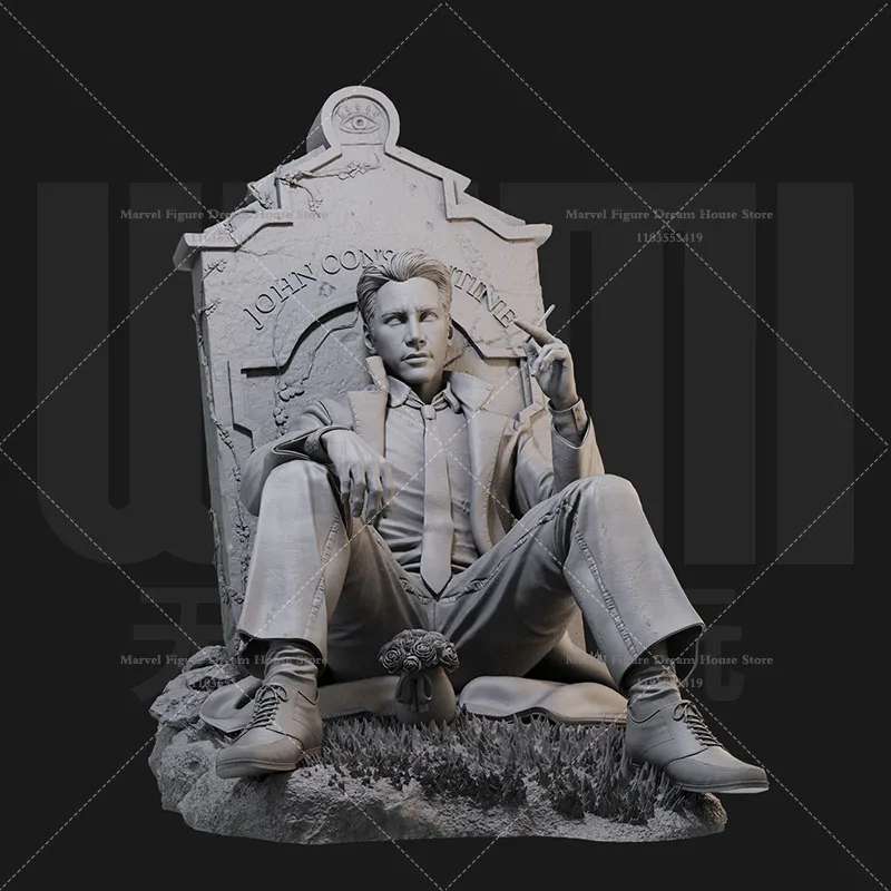 1/24 1/18 Scale DC John Constantine Mysterious Detective Supernatural Advisor DIY Self-assembled GK 3D Resin Un-panited Dolls