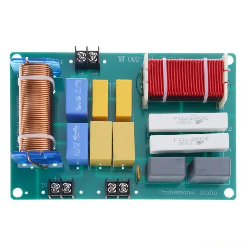 E56B 2-Unit Speaker Frequency Divider Module Board Treble/Bass Crossovers Filter Distributor Splitters for DIY Speaker PA280