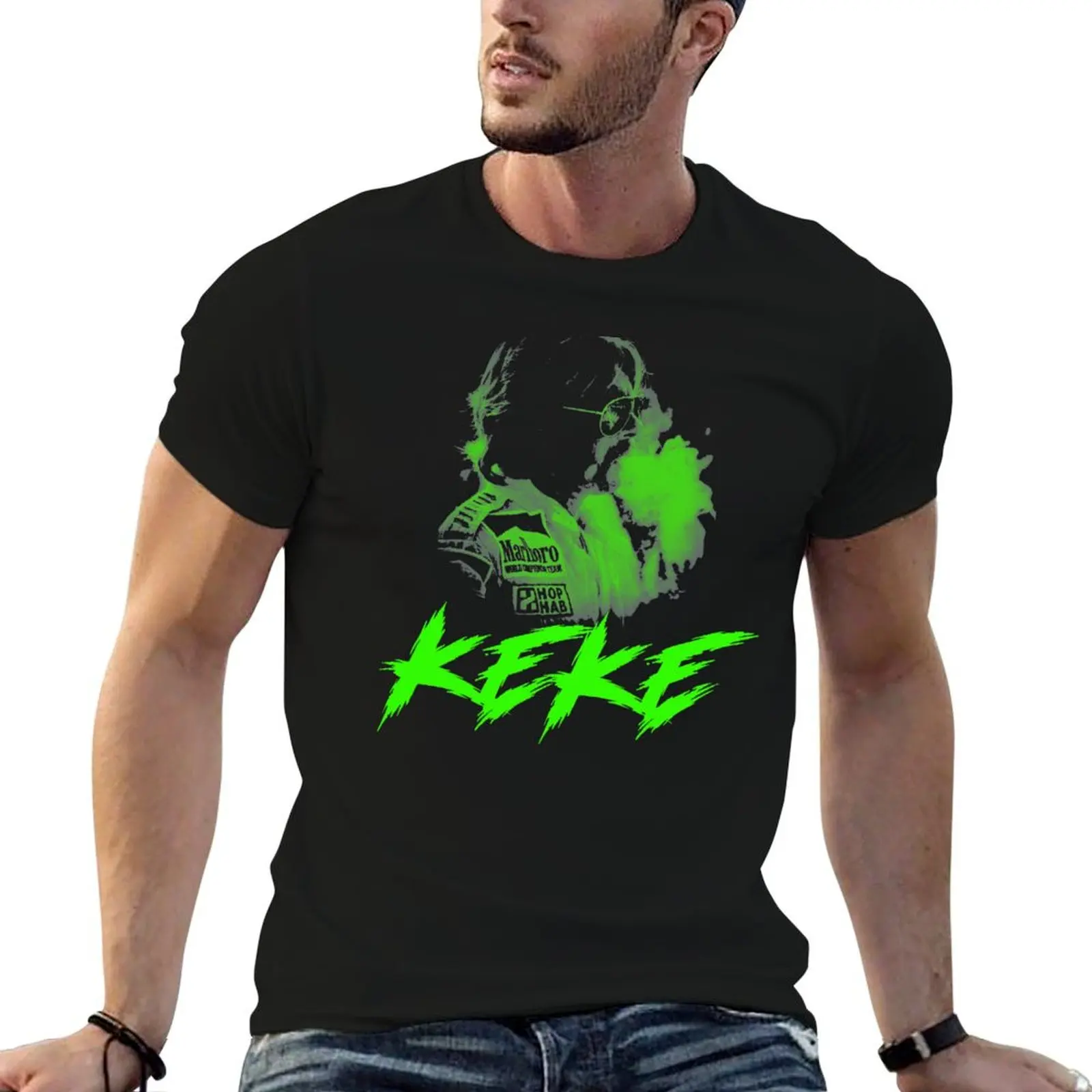 Camiseta Keke Rosberg, camiseta para hombre, camisetas gráficas para hombre, camiseta de algodón suave, paquete de camisetas