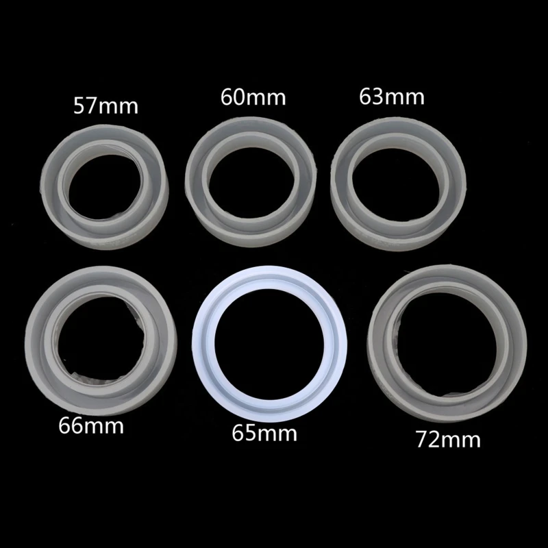 

Silicone Bangle Mold Clear Round Bracelet Jewelry Casting Resin Mould DIY Crafts