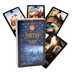 Cartas de Tarot con impresión clara, juego de adivinación de alta calidad, Inglés completo, 78 piezas, baraja para actividades en equipo escolar