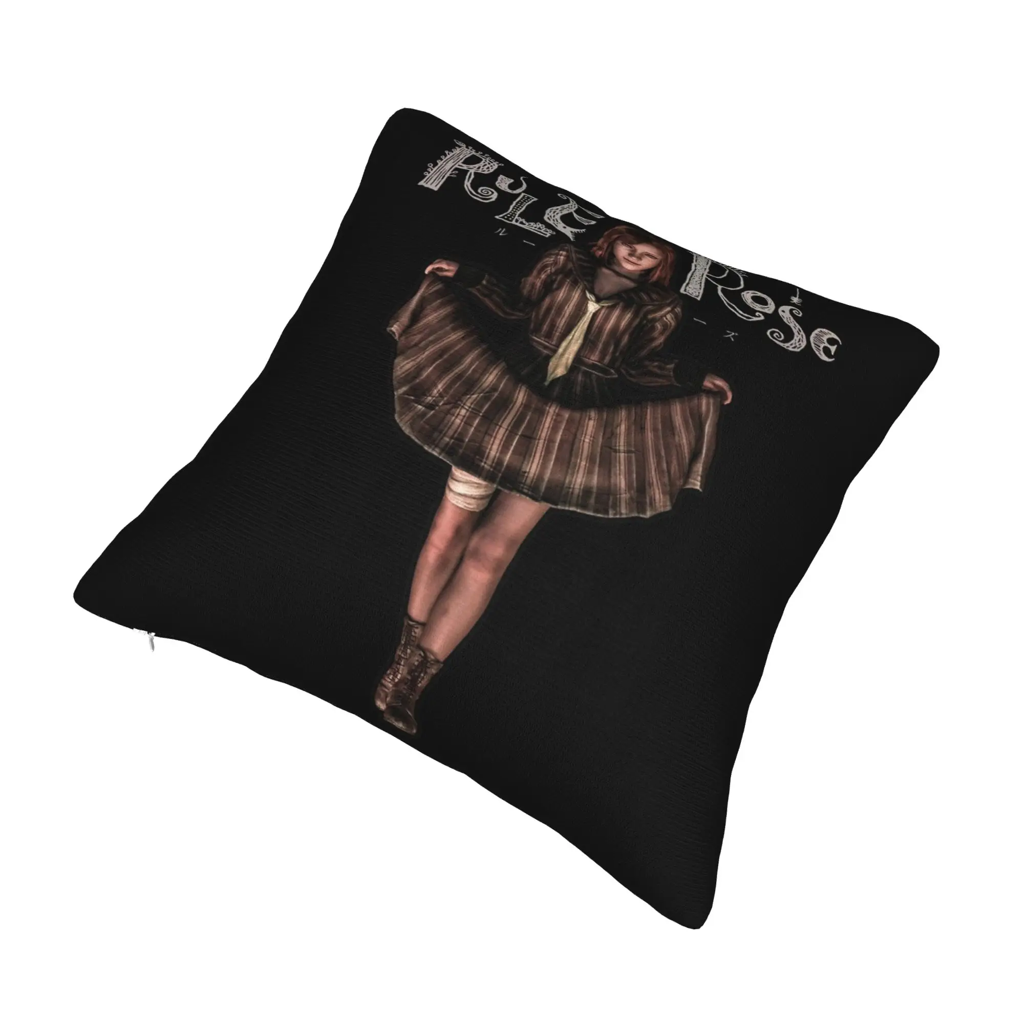 RULE OF ROSE Diana Silent Hill Pillowcase Printed Cushion Cover Decorations  Throw Pillow Case Cover Seater Zippered 40X40cm