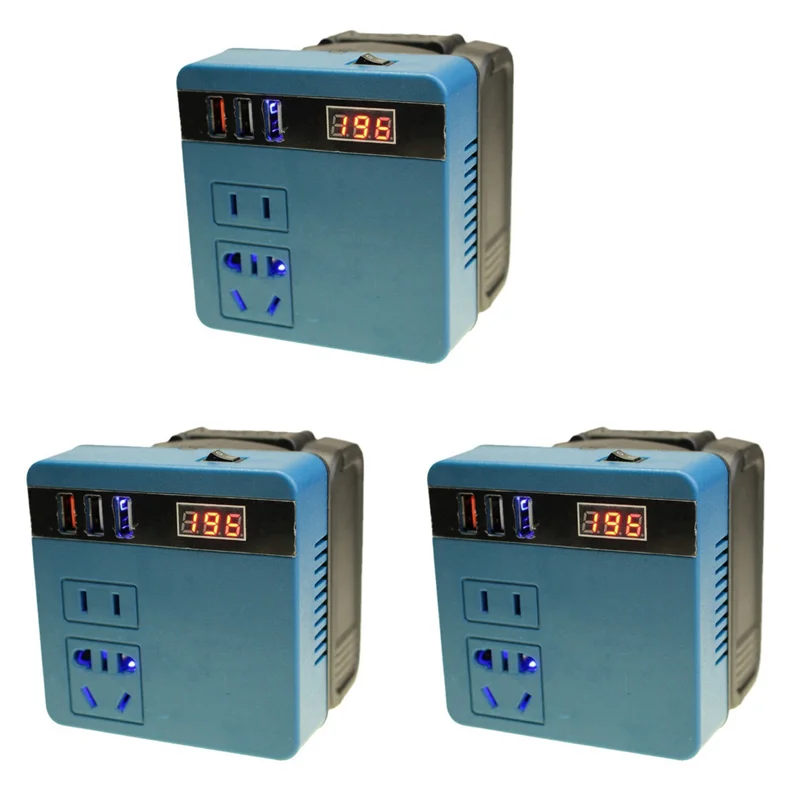 

ABAE-3X For Lithium Battery Inverter, Electric Tool Battery Inverter AC220V/ DC5V/20V Outdoor Operation Inverter
