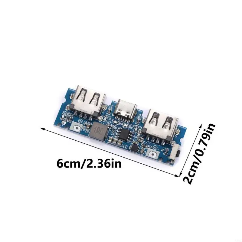 

Efficient Type C Charging Port and Double USB Mobile Power Module 2.4A N0HC