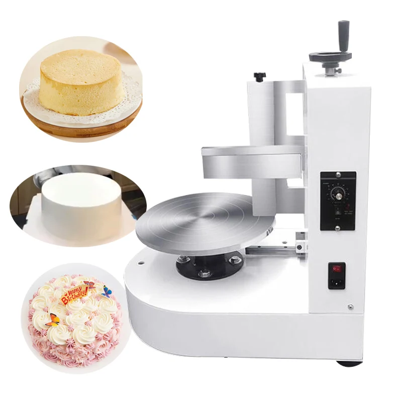 Commercial Automatic Cake Spreading Machine Cake Cream Coating Filling Chocolate Coating Equipment Machine