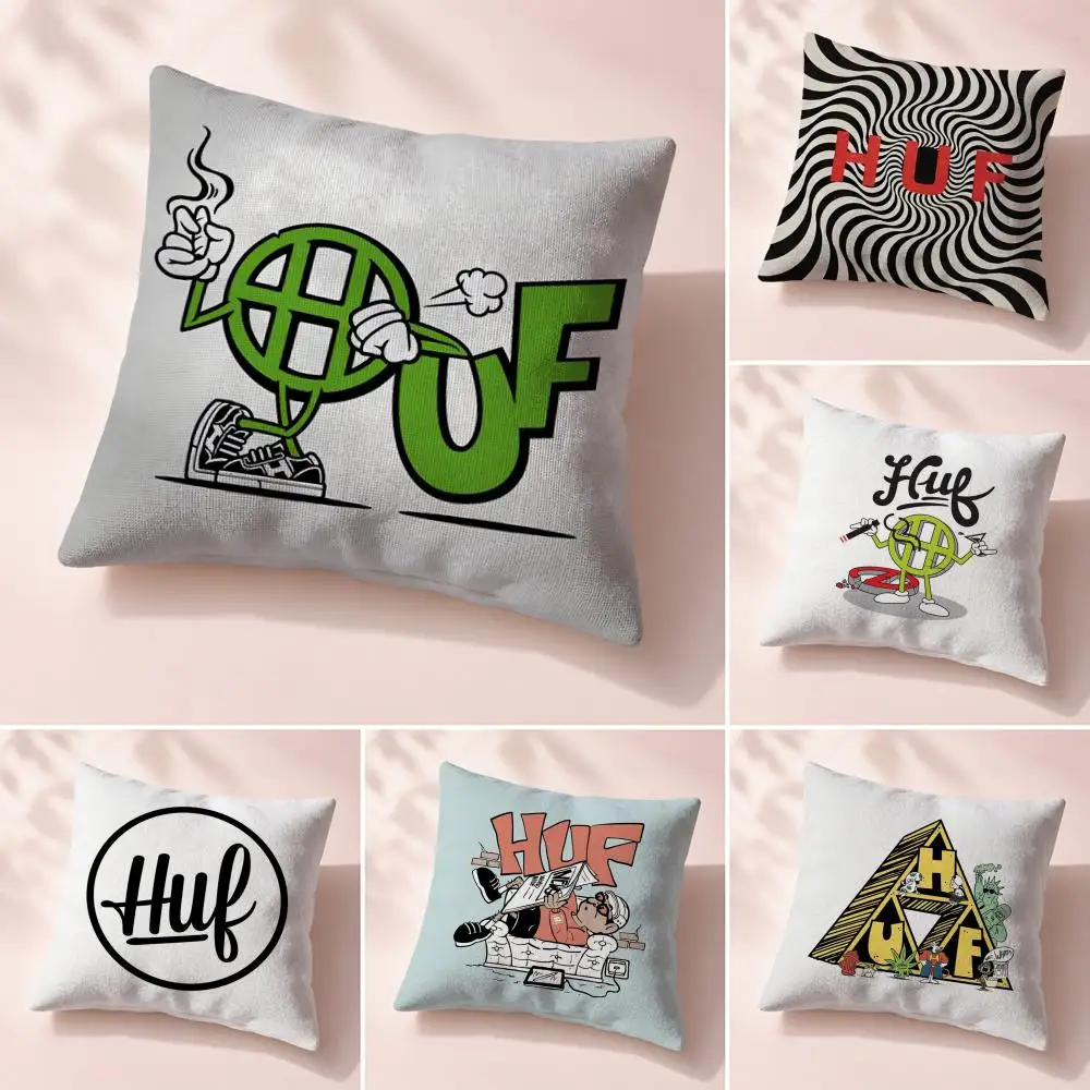 Funda de Cojín Reversible Premium de la Marca Huf, 2 en 1, Doble Comodidad, Decoración para el Hogar y el Automóvil