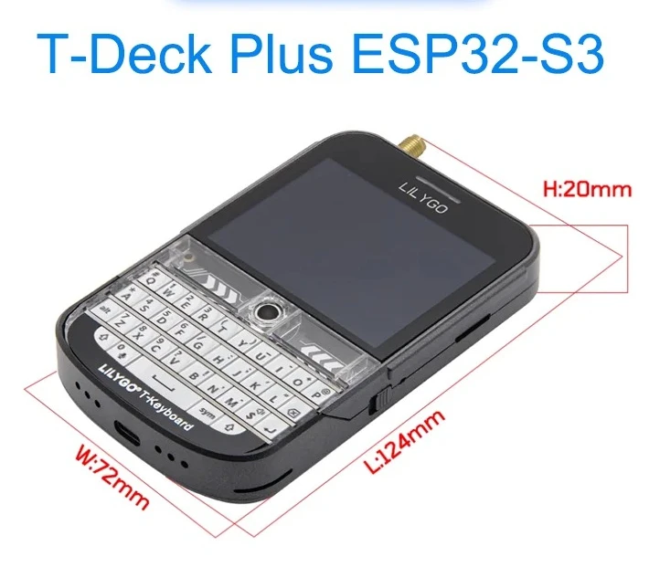 ESP32-S3 LoRa Development Board with LoRaWAN, Low-Power Long-Range Communication, T-Deck Plus Compatible