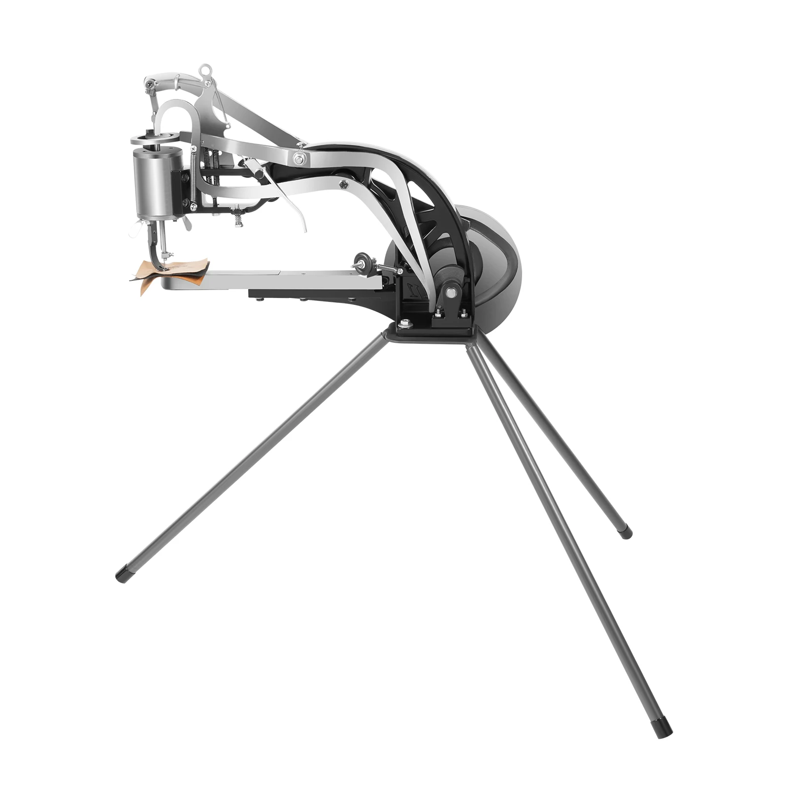 Leder-Schuhmacher-Nähmaschine, Manuelle Leder-Nähmaschine, Rutschfester Dreifuß-Ständer für Schuhreparatur, Handtaschen, DIY-Handwerk