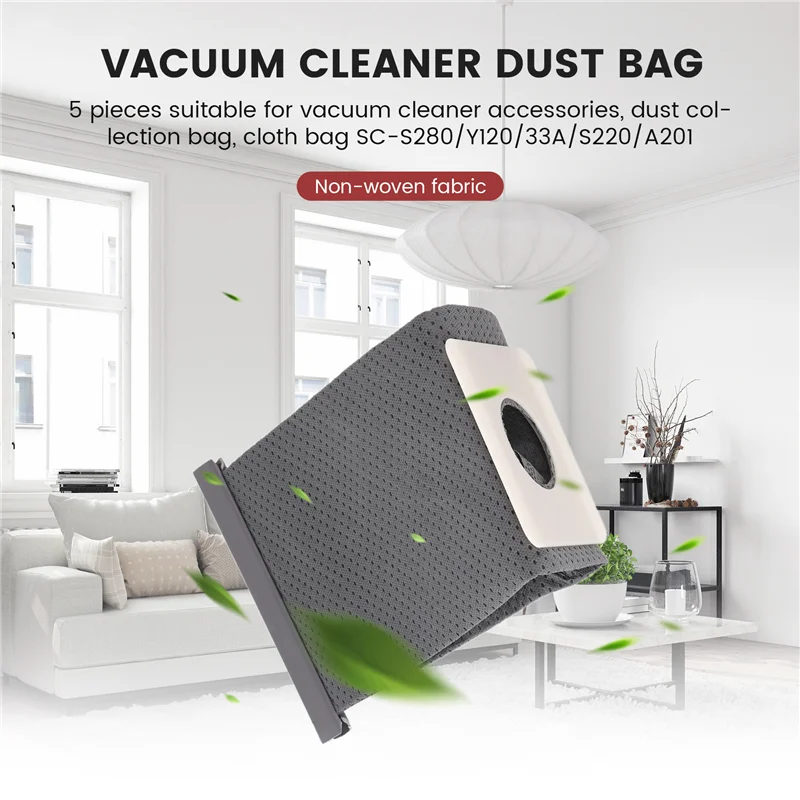 

B01C-5 шт. подходят для пылесоса Sanyo, аксессуары, мешок для пыли, тканевый мешок SC-S280/Y120/33A/S280/A201