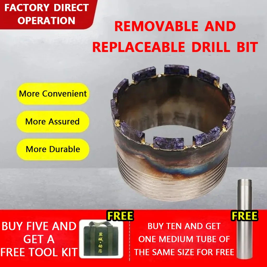 Diamond Core Drill Bit Three-body Rhinestone Drill Bit pure cobalt blade sharp and wear-resistant universal industrial grade