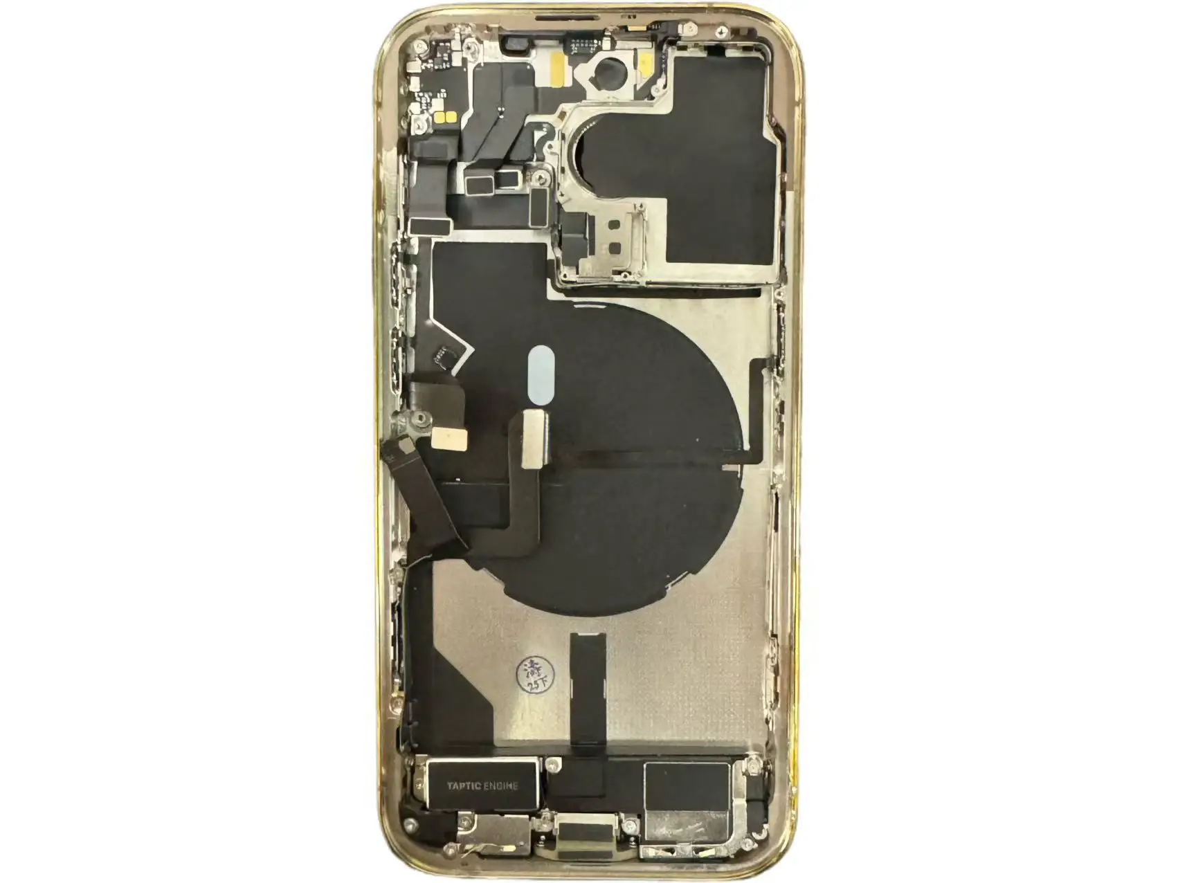 

Whole sale 14pro housing with together back glass,with flex cables,Full Assembly，with button and sim tray