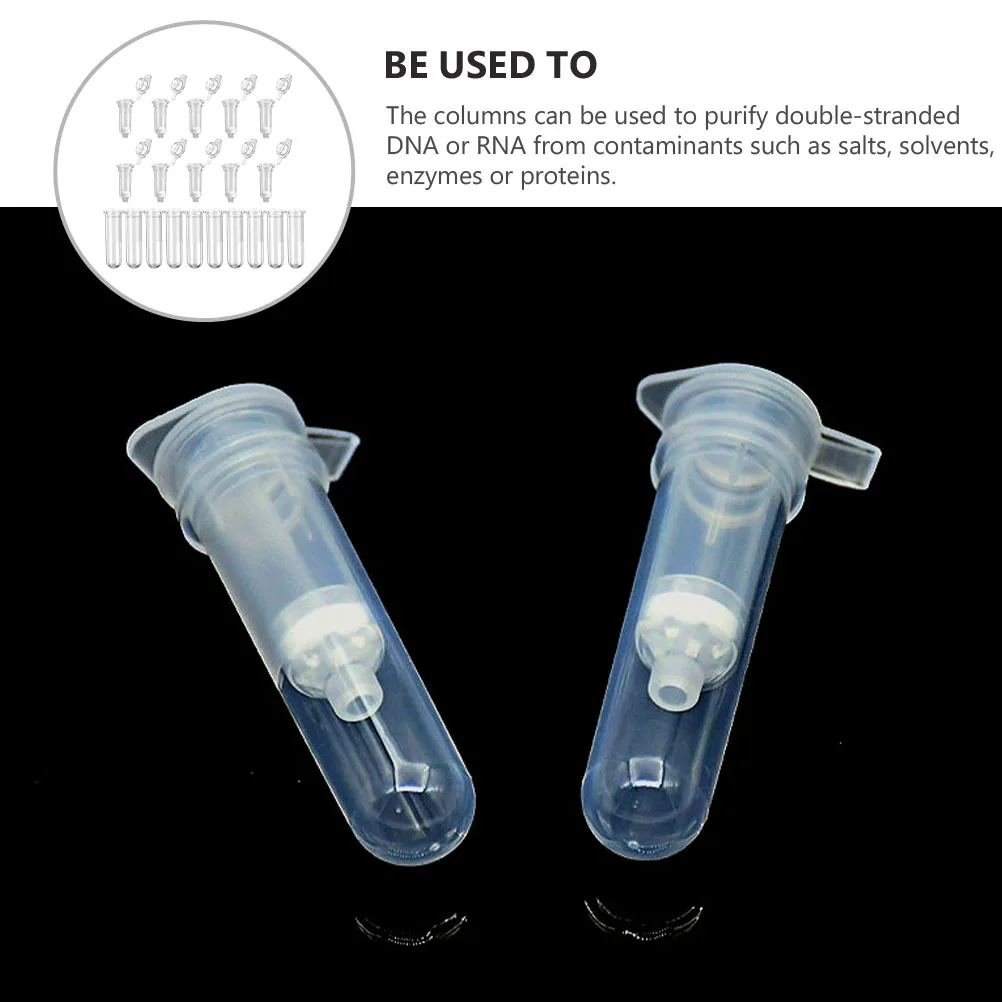 

20 Pcs Acid Purification Column RNA Separation Reagent Test Kit Transparent