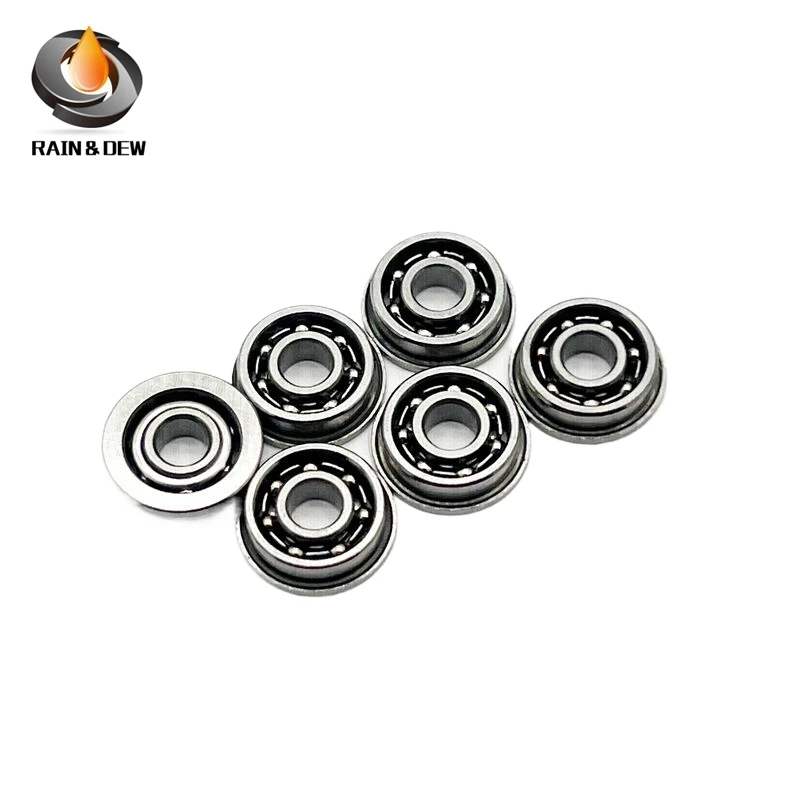 10PCS MF93 Flange Bearing 3x9x2.5 mm ABEC 7 Miniature Flanged Non Standard Deep Groove Open Bearings 93