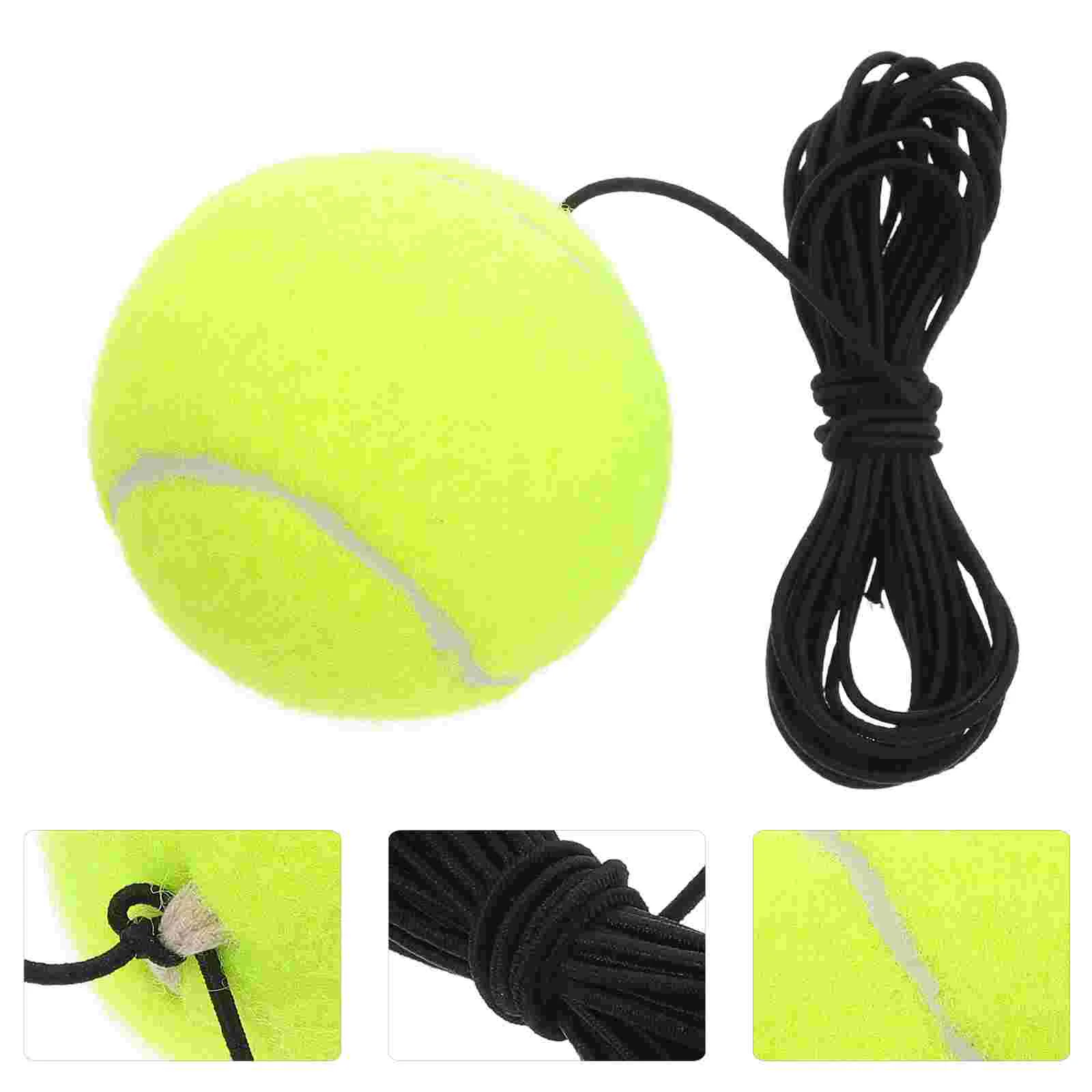 

Elastic Tennis Training Device Practical Ball with Rope Balls Lightweight Compact Beginner Chemical Fiber Small Individual