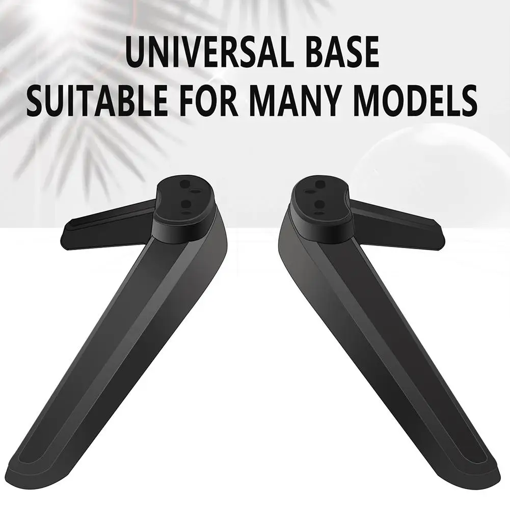 Universal Table TV Base Pedestal Feet TV Stand Base Pedestal Feet TV Mount Legs With Screws Bracket Accessories