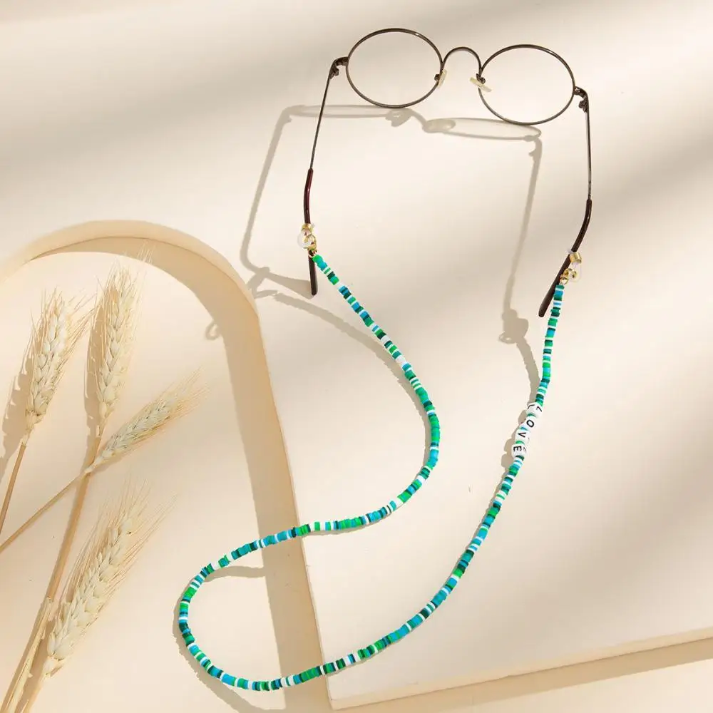 Necklace Accessory Colorful Non-slip Glasses Lanyard Sunglasses Rope Neck Strap Cord Eyeglass Chain