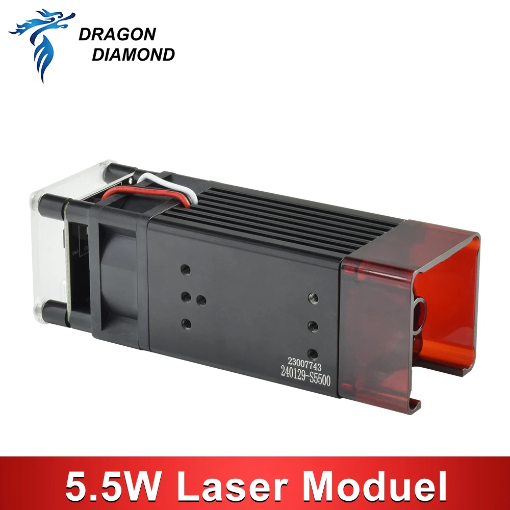 Yongli/Sunlite 5-5.5 واط لتقوم بها بنفسك وحدة النقش بالليزر رئيس 450nm مع كابل 3 دبوس لآلة الحفر بالليزر قطع قوية