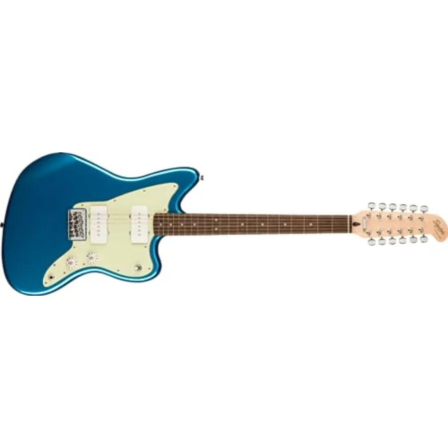 

Электрогитара Paranormal Jazzmaster XII с грифом Laurel, мятной накладкой для защиты грифа и синим покрытием Lake Placid Blue