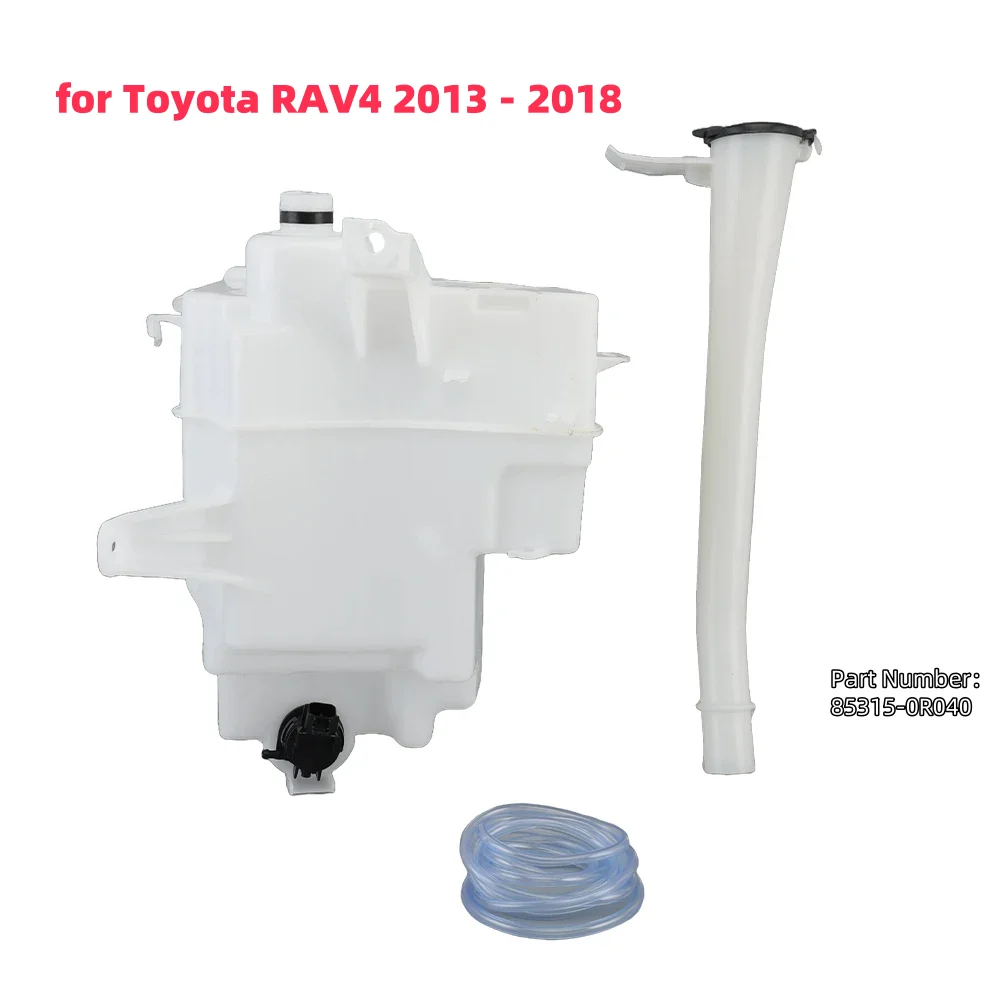 Windshield Washer Fluid Reservoir Tank for Toyota RAV4 2013 - 2018 Replacement 85315-0R040 Washer Reservoir Water Pipe Motor