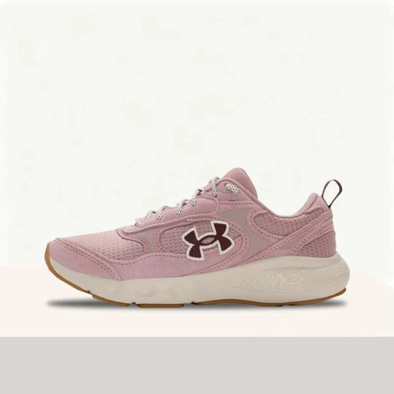 Under Armour Charged Vantage Lux 3 Women's Pink Low-Top Casual Runners – Stylish Versatile Breathable Springy Soft 6010423-673