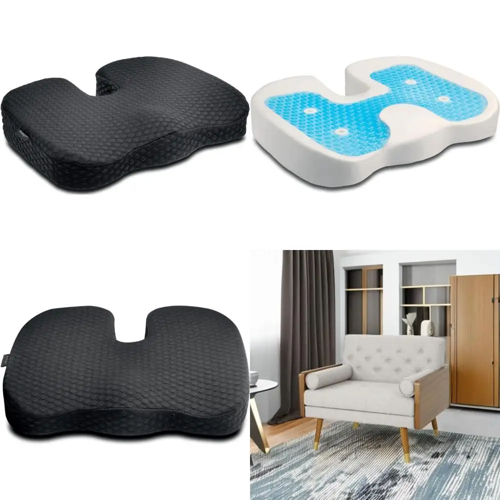 

Kensington Gel-Infused Cushion Seat Rest in Black