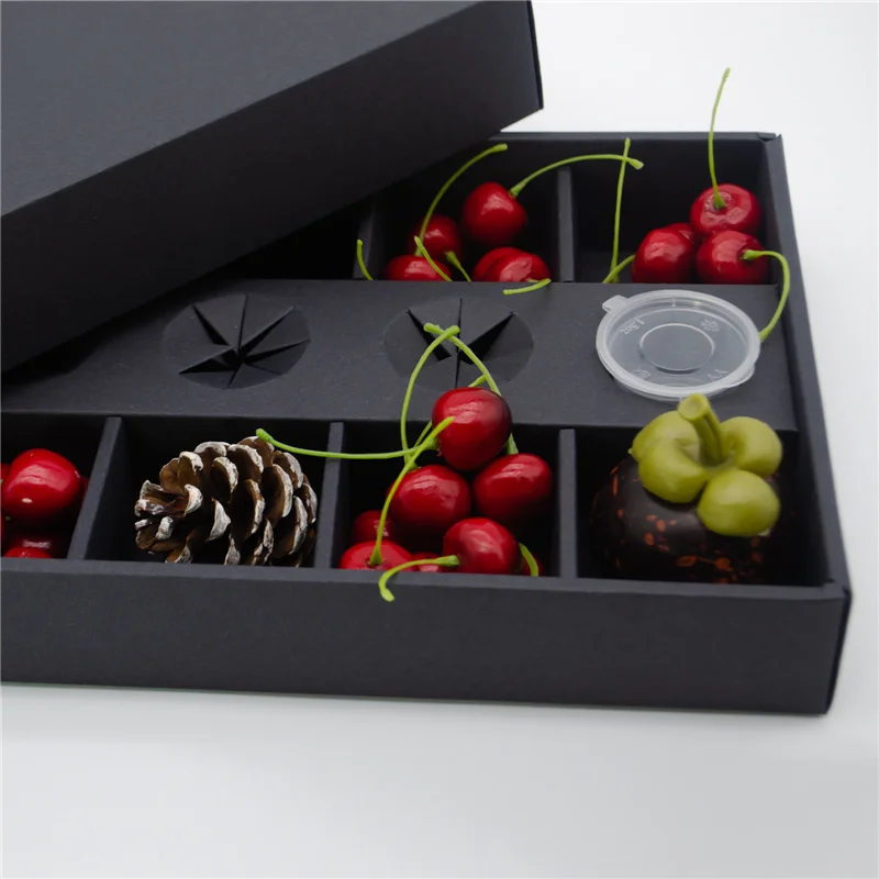 8/10 Gird Large Cake Candy Fruit box Catering Package Plate Box Snack Plate Boxes Wholesale