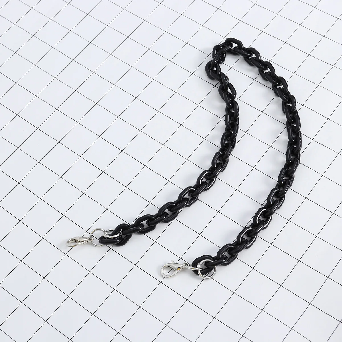 

1Pcs 120cm Resin Bag Strap Chain Durable Replacement for Shoulder Satchel Messenger Bags Store Cellphone Card Wallet Earphone