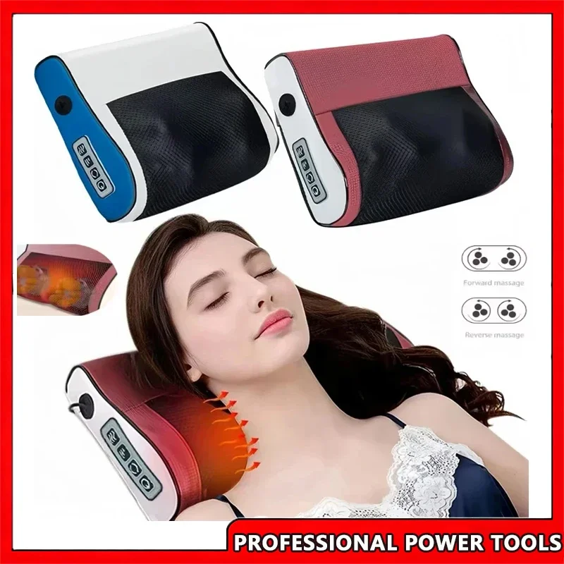 

Бытовой массажер для шеи и плеч, многофункциональный инструмент для разминания спины с 6 регулируемыми функциями массажа горячего компресса