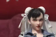 

Z6TOYS ZC020 1/6 Scale Female Soldier Fighting Chunli Head Carving Asian Movable Eye Girl Head For 12inch Action Figure Doll