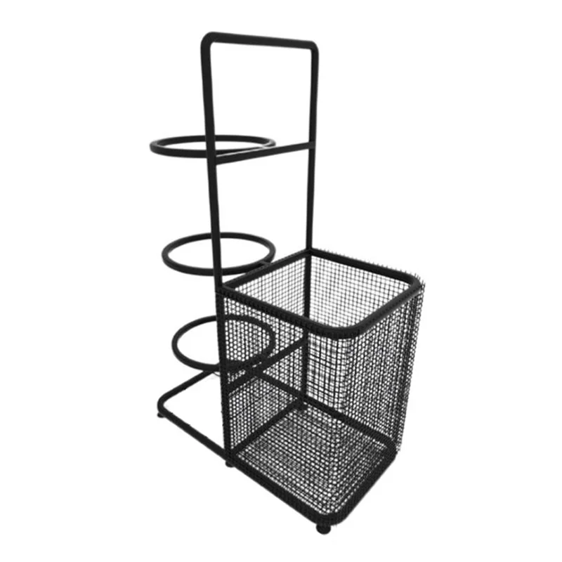 

A38M Basketball Storage Rack Sports Ball Soccer Organizer Multi Layer Ball Storage Stand Cast Iron Garage Organizer