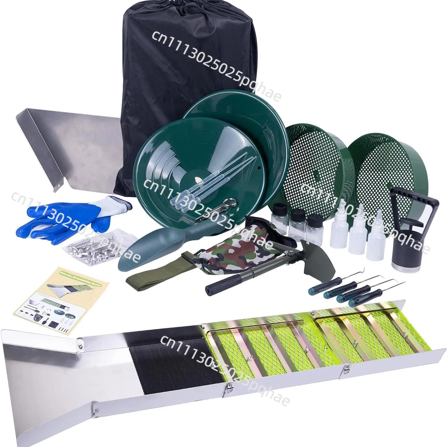 Gold Panning Tools Gold Panning Chutes Unpowered Rubber Panning Chutes