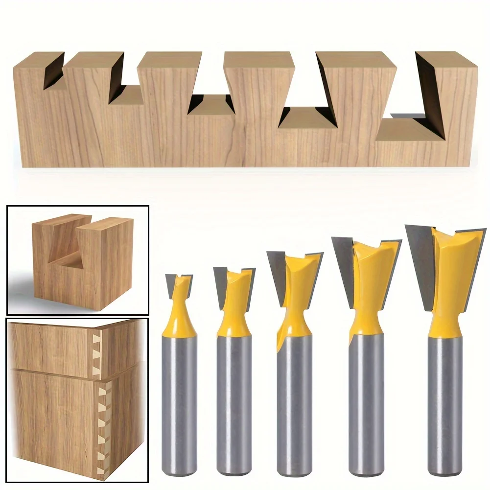 5pcs, Woodworking Tools Set - 8-Piece Dovetail Saw, Chisel, Wood Router, Carving Knife, Mini Dovetail Saw, Grooving Plane, and J