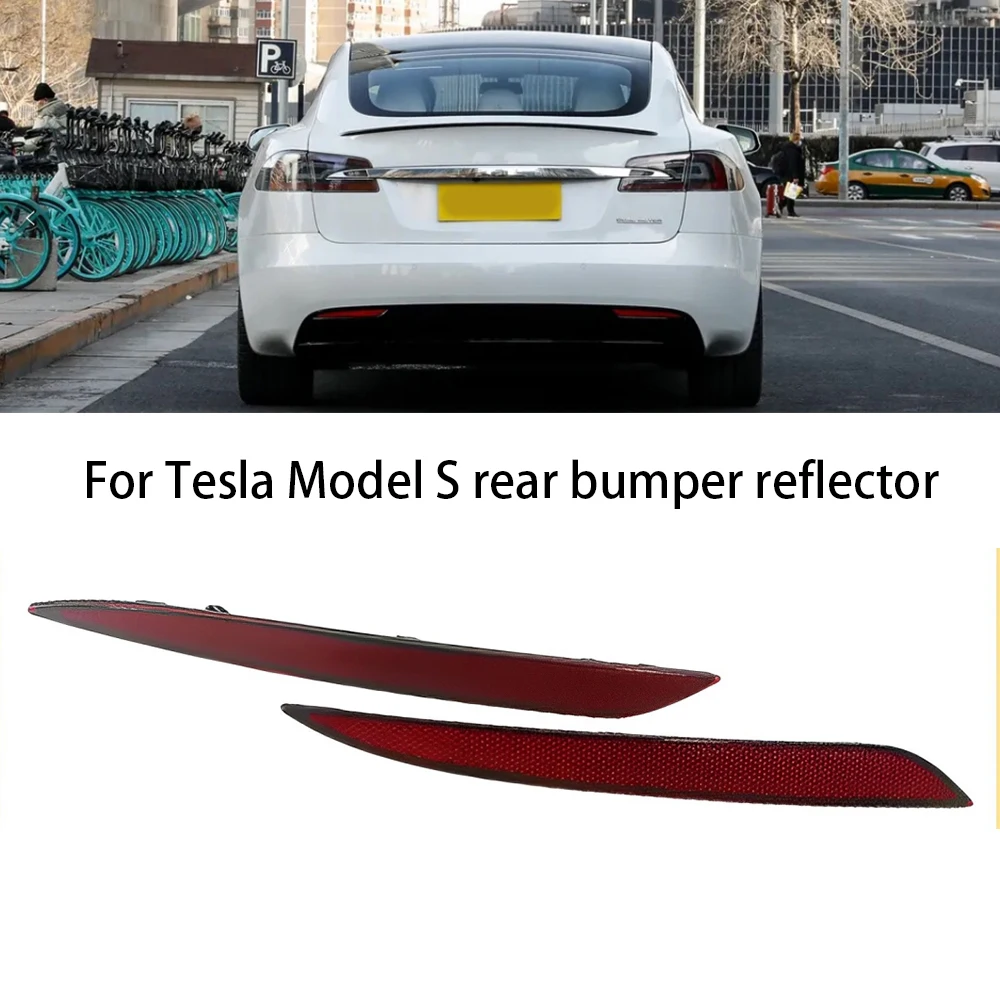 

do tylnej lampy przeciwmgielnej Tesla Model S Odbłyśnik antykolizyjny Tylna lampa Zderzak Tylny zderzak Listwa świetlna Akcesoria