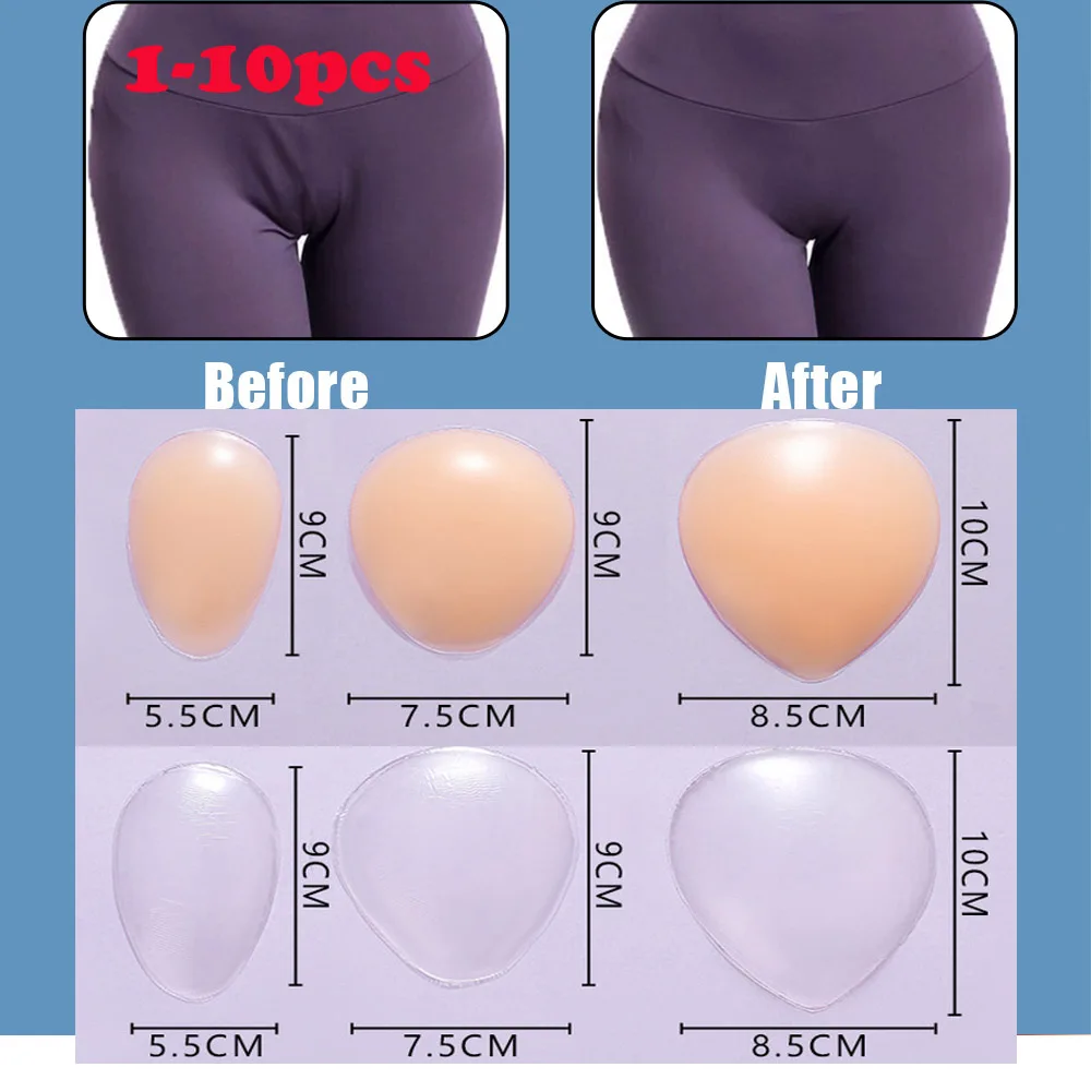 

1-10pcs Reusable Camel Toe Pad Private Concealer Silicone Pads Part nursing Adhesive Swimsuit Sticker Women Protector Invisible