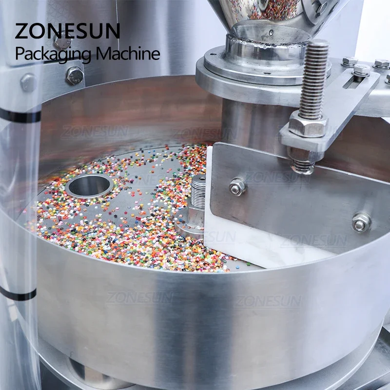ZONESUN 자동 미세 분말 캐슈 너트 식품 가방 형성, 충전 및 밀봉 기계, 포장 기계