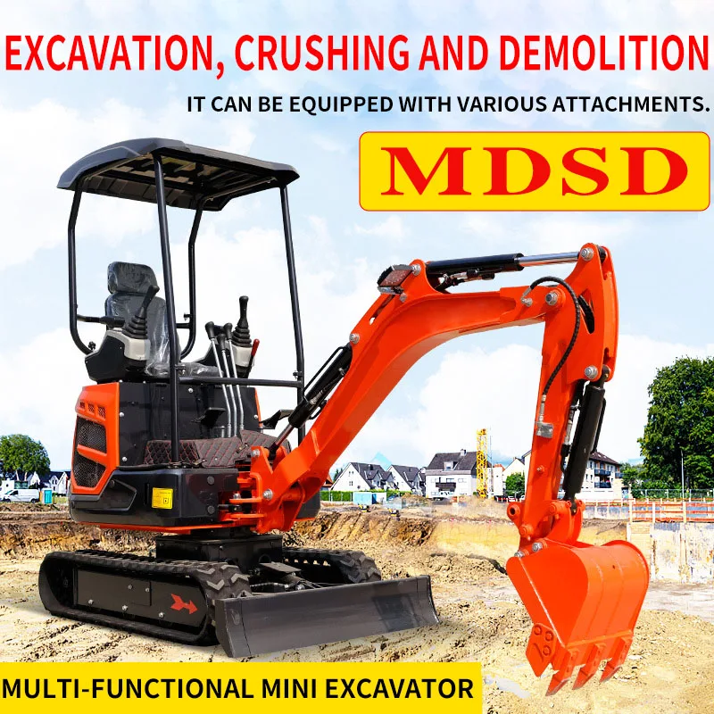2.5 Ton Mini Crawler Excavator for Agriculture Landscaping Construction Excavator Custom Service Crawler Digger forKubota Engine