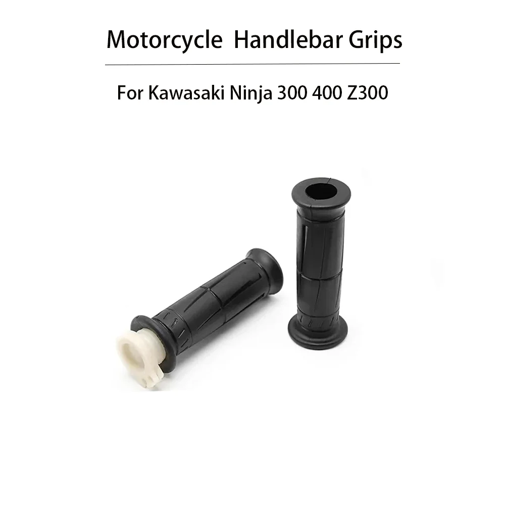 For Kawasaki Ninja 300 400 Z250SL Z300 Z400 Z1000 2013-2024 Motorcycle Handlebar Grips Hand Bar Rubber Throttle Handle