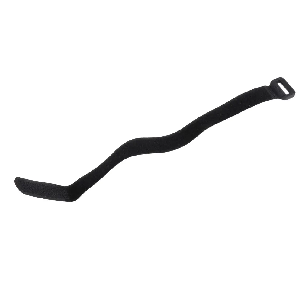 10pcs Adjustable Bike Strap Black 30cm Bike Rack Strap with Hook and Loop Polyester Nylon Adjustable Bike Rack Strap
