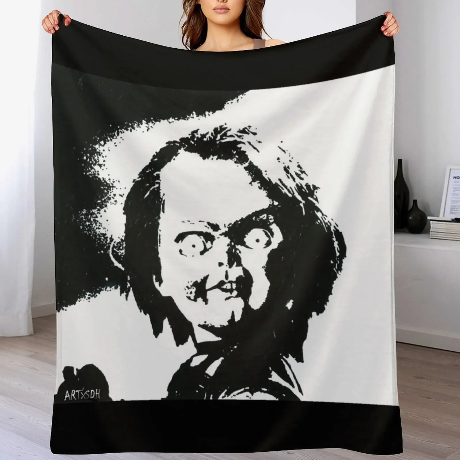 Chucky Throw Blanket Fuzzy Plush Throw Blanket for Sofa Chair