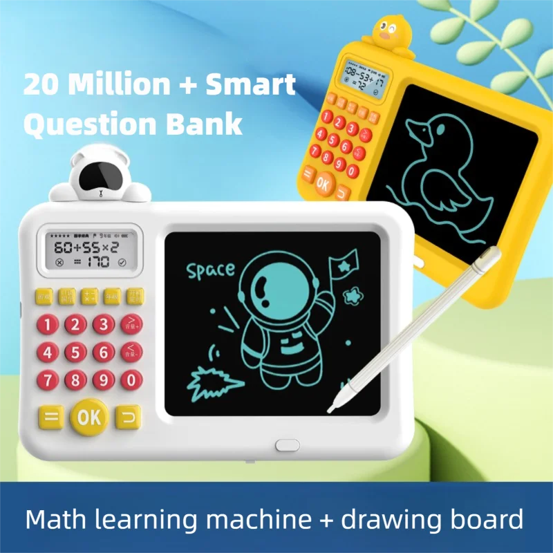 

Early Education Math Treasure Student Drawing Board Cartoon Handboard Puzzle Children's Intelligent Drawing Board