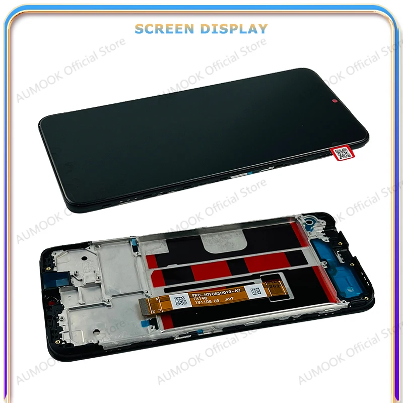 IPS LCD dla OPPO A9 2020 A11x Wyświetlacz LCD Ekran dotykowy Digitizer Zespół z ramką CPH1937 CPH1939 CPH1941 Części zamienne — zdjęcie produktu 4