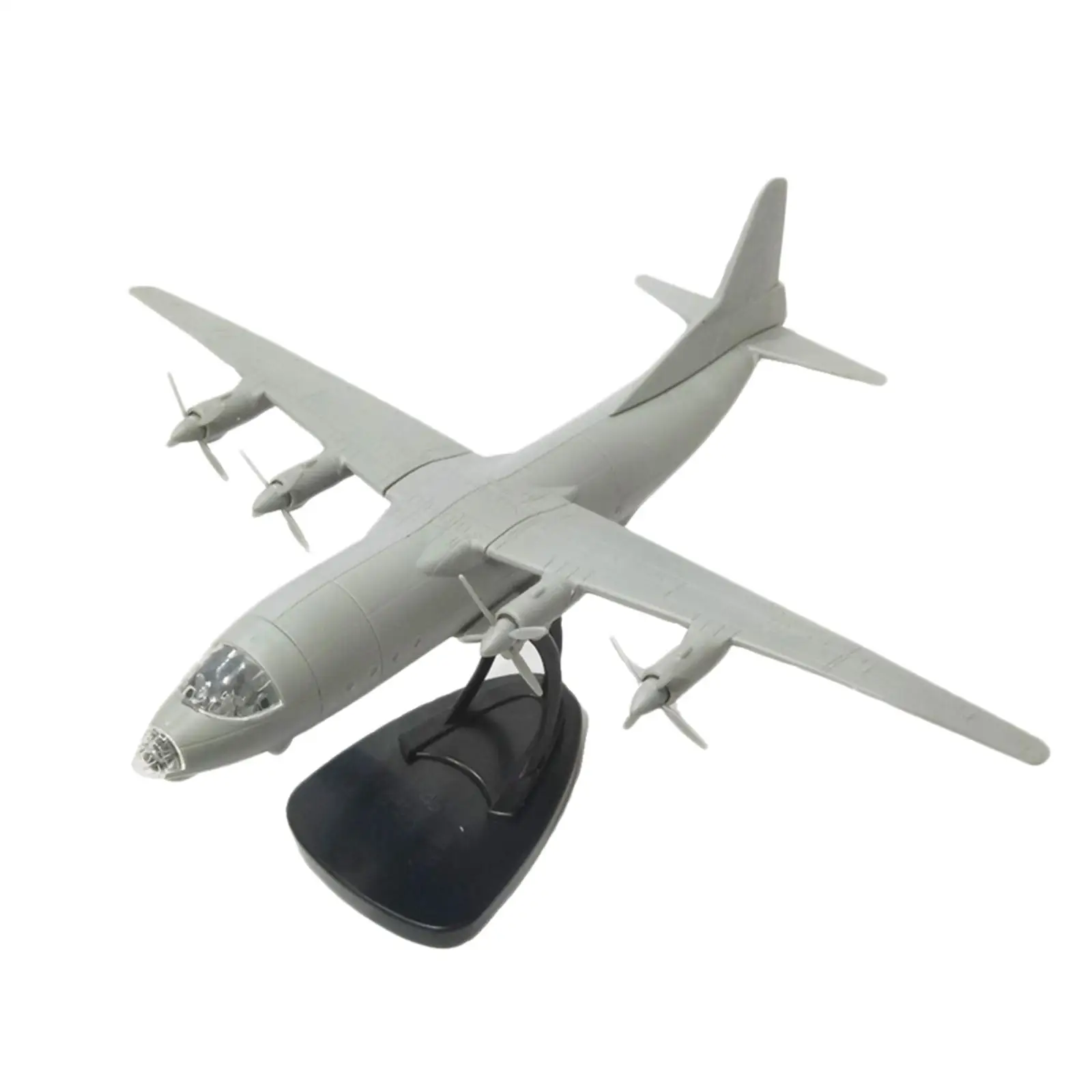 

1:144 Aircraft Building Model Souvenir Handcrafts Collectables Ornament with Display Base for Bar Bookshelf Cafe TV Cabinet Home