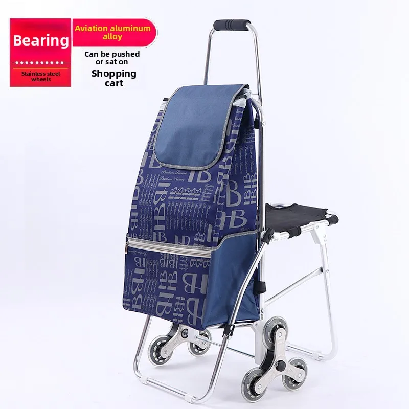 

Aluminum Alloy Hand Pulling op Cart Foldable Stair Climbing Art Exam Pusart ly op Vehicle with