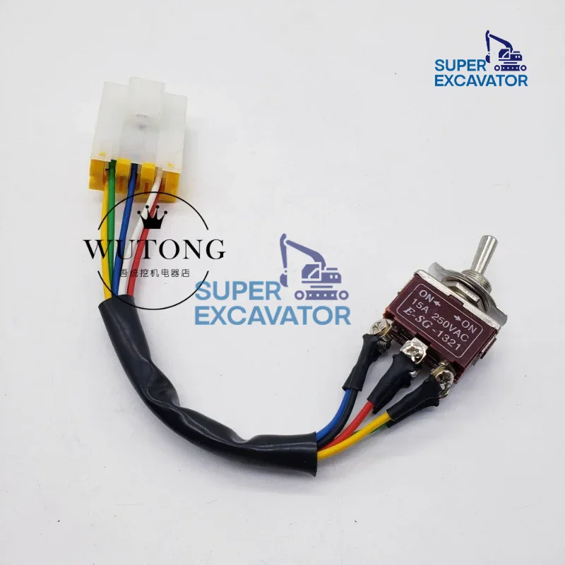 For Komatsu Excavator accessories PC60 PC120 PC200-6-7-8 Loader grader spare switch electrical appliances accessories