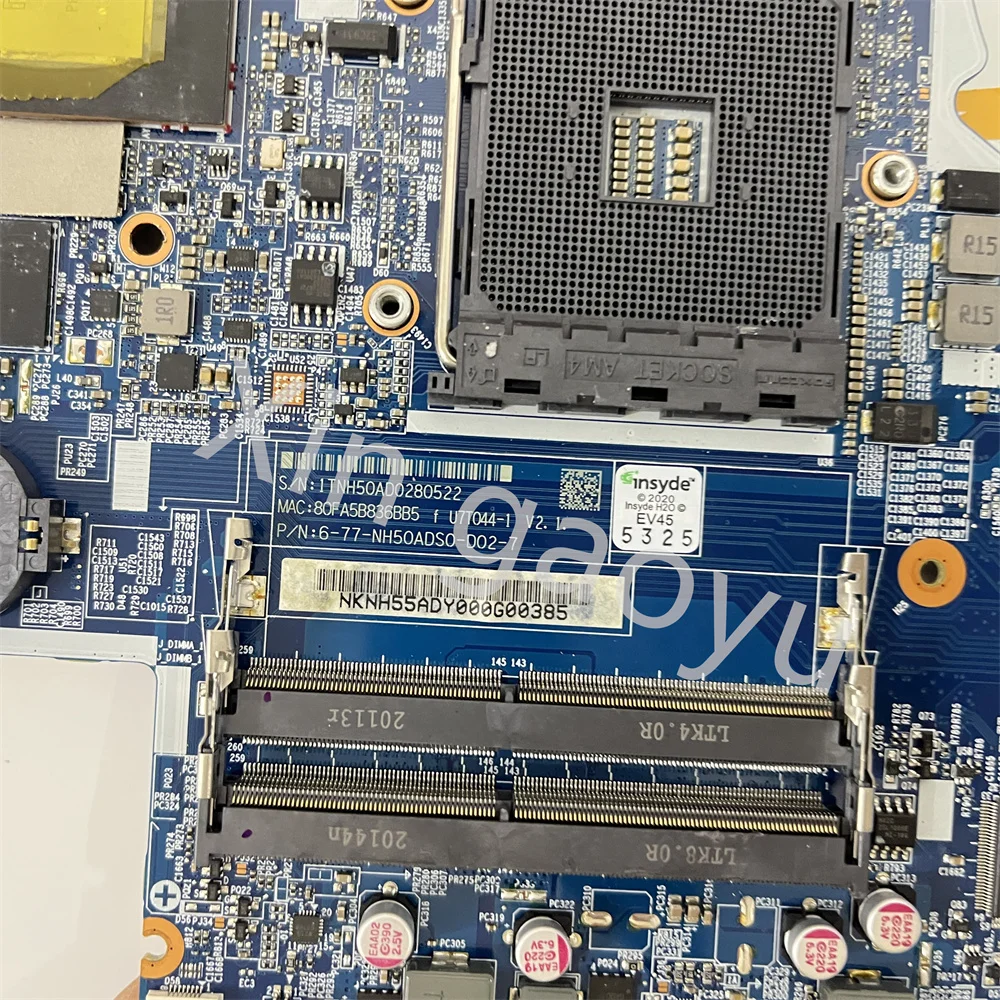 FOR CLEVO NH50AD NH50 M7-E6S3 Motherboard 6-77-NH50ADS0-D02-7 6-71-NH5A0-D02 N18E-G1-B-KC-A1 100% test ok