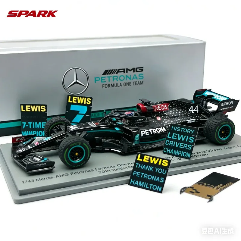 SPARK 1:43 Resin F1 W11 EQ Performance - Lewis Hamilton 2020 Turkish GP | Boys' Toy, Collectible & Display Decoration