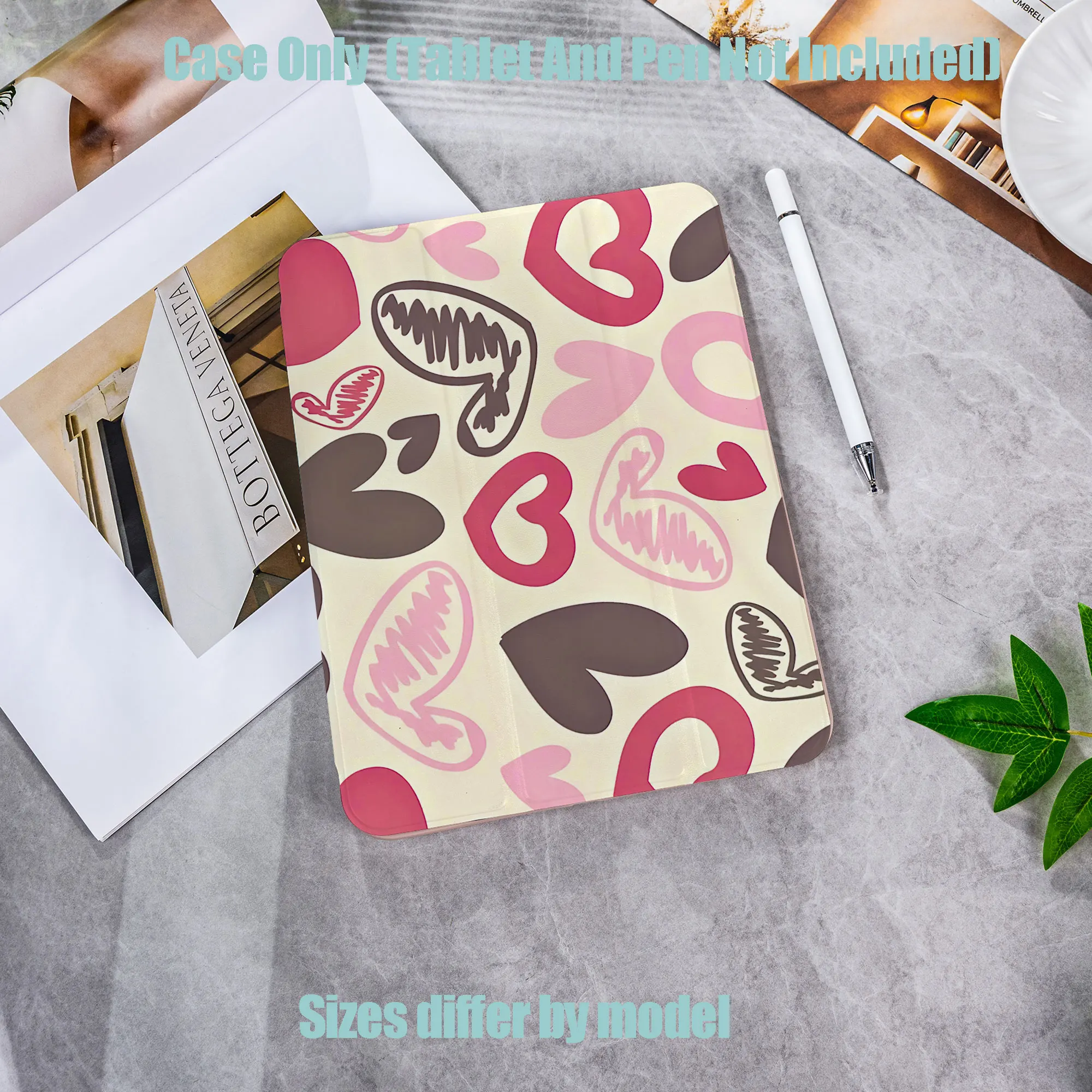 Shockproof TPU Tablet Protective Case with Pencil Holder Auto Sleep Wake for Apple /Samsung/Xiaomi/Redmi/Huawei/Honor