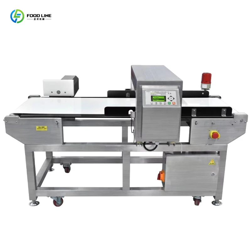 Food Metal Detector Stainless Steel Multi-Frequency Anti-Interference Auto Ejection for Liquid Sauce Powder Granule Paste Lines