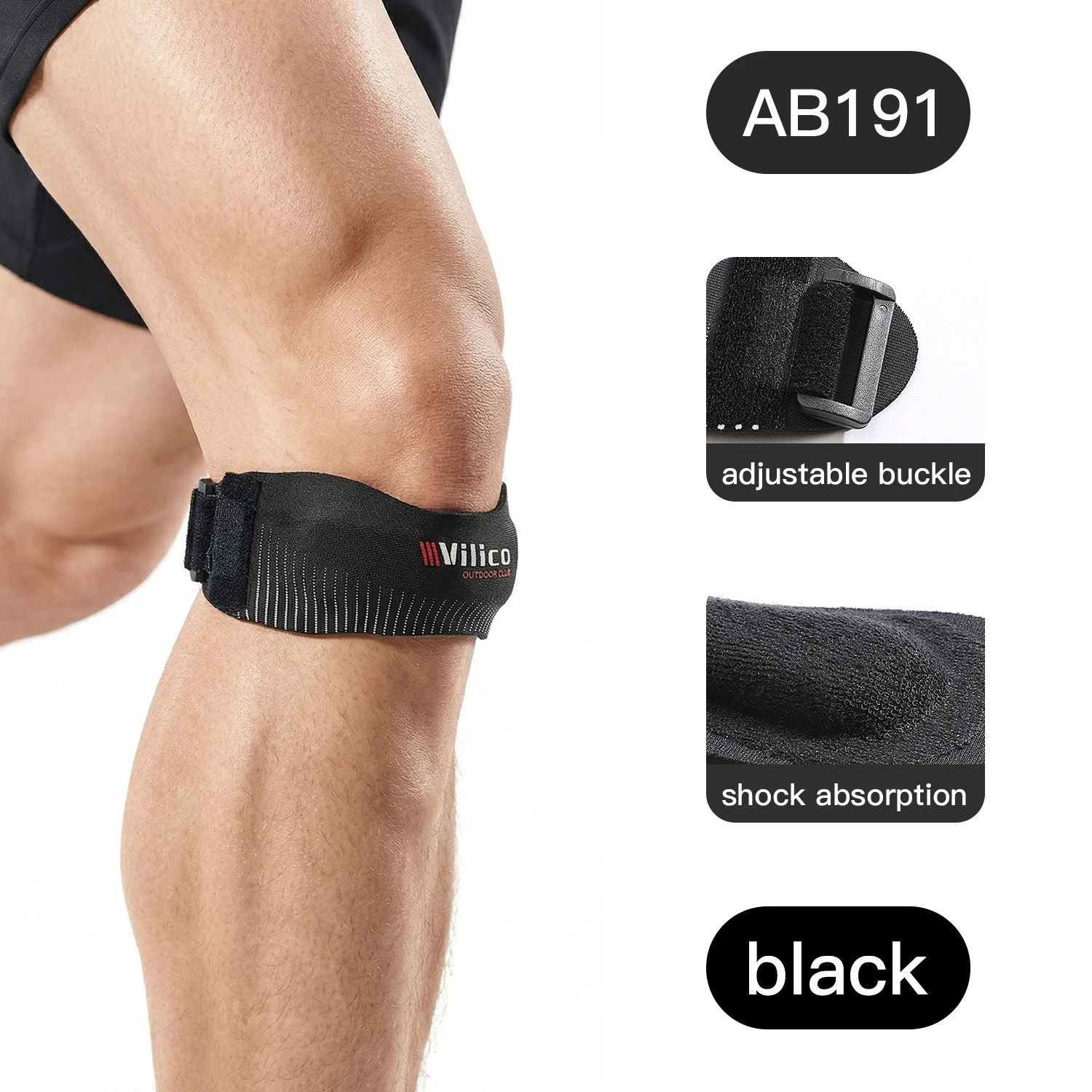 1pc VILICO Patellar Strap, Kne - Knee Sleeve Pair ulasan dan harga